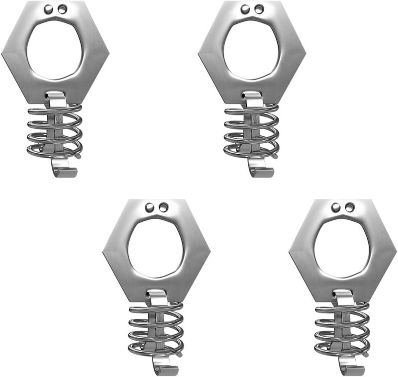 Yourkar 4 PCS RV Water Heater Cam Lock, Stainless Steel RV Water Heater Door Latch Fastener with Hook, Latch Twist Assembly Replacement for RV Hot Water Heater Door, Car Accessories - Image 1